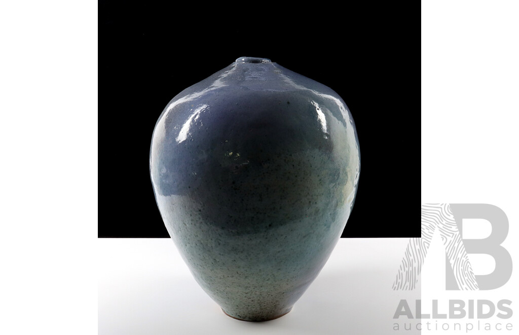 Hildegard Anstice (Born 1936), Glazed Coiled Earthenware Vase