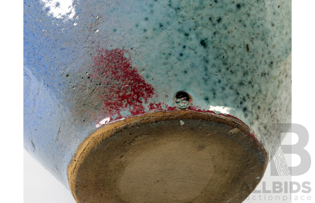 Hildegard Anstice (Born 1936), Glazed Coiled Earthenware Vase