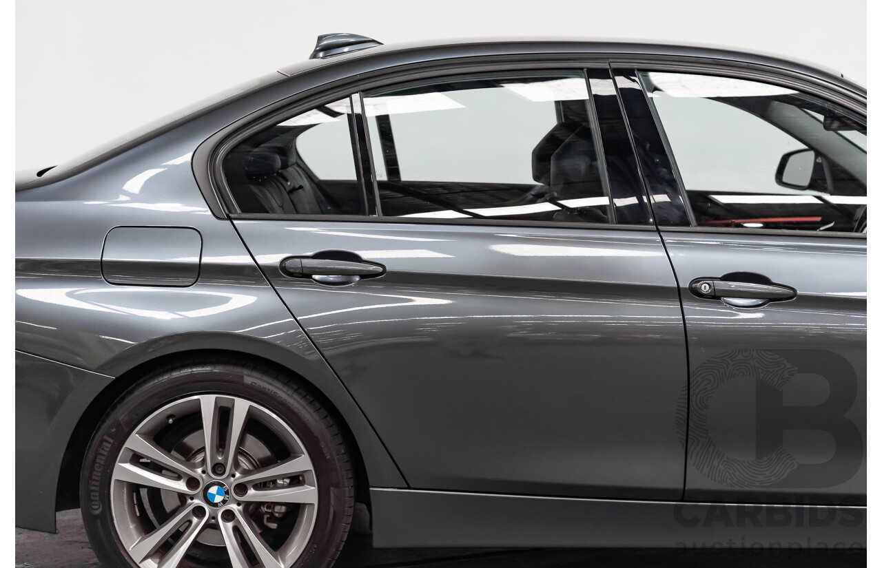 6/2017 BMW 330i Sport Line F30 LCI 4d Sedan Mineral Grey Metallic Turbo 2.0L