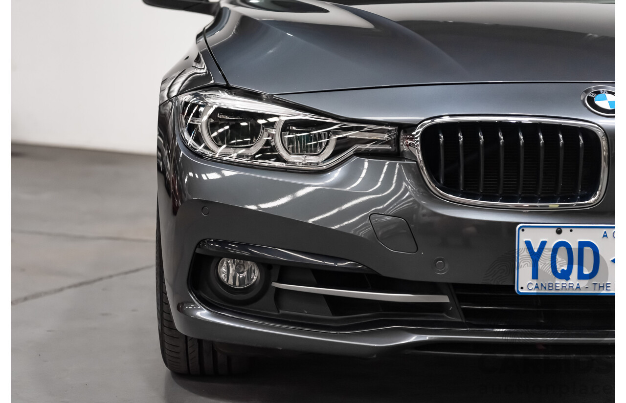 6/2017 BMW 330i Sport Line F30 LCI 4d Sedan Mineral Grey Metallic Turbo 2.0L