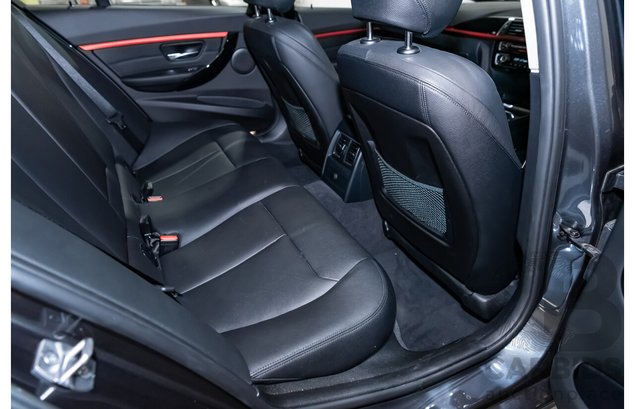 6/2017 BMW 330i Sport Line F30 LCI 4d Sedan Mineral Grey Metallic Turbo 2.0L