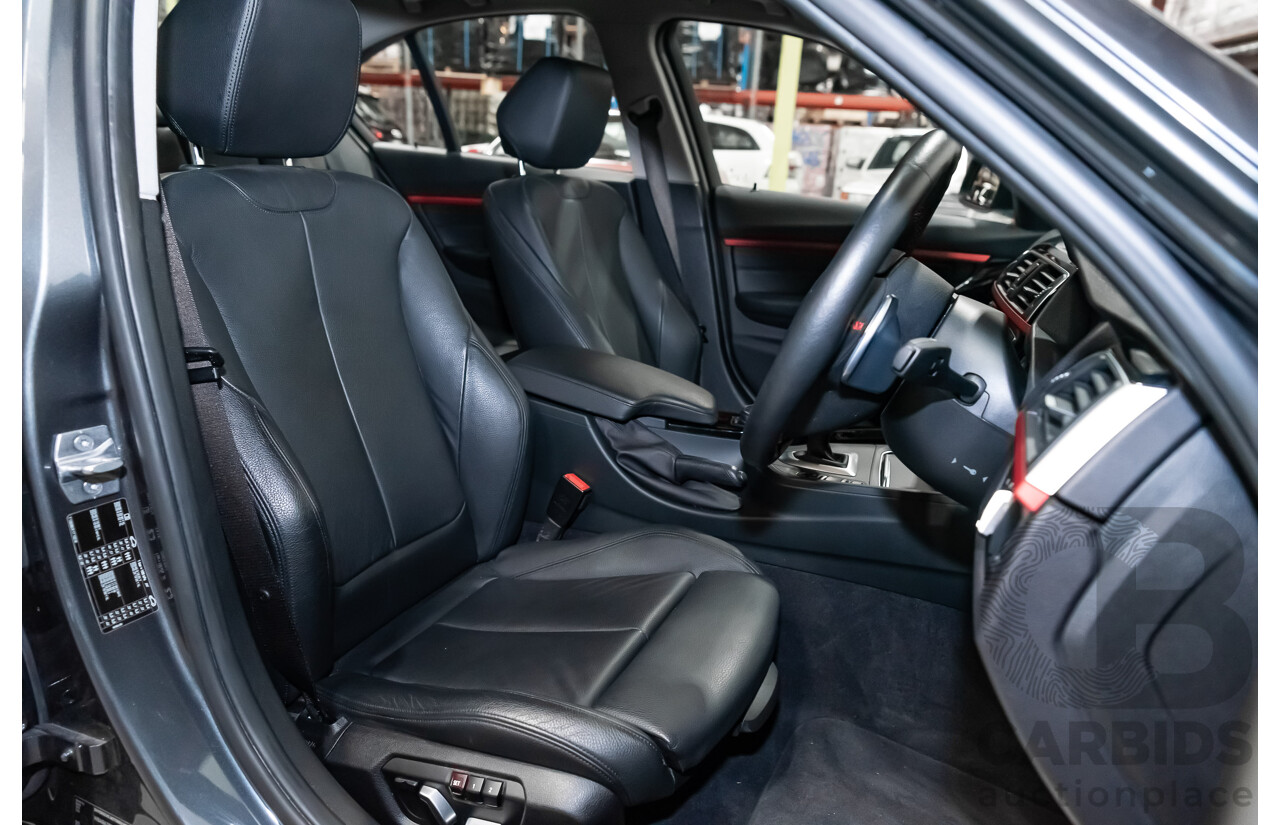 6/2017 BMW 330i Sport Line F30 LCI 4d Sedan Mineral Grey Metallic Turbo 2.0L