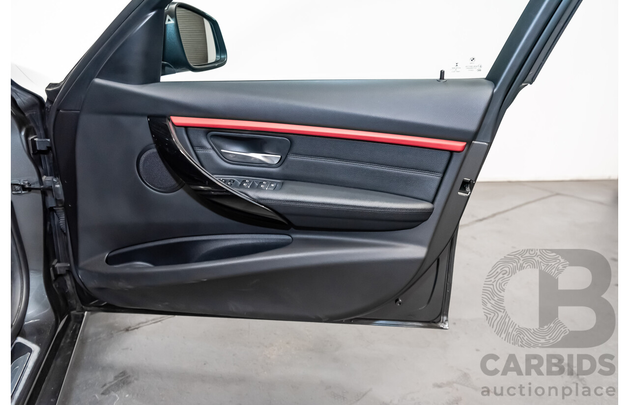 6/2017 BMW 330i Sport Line F30 LCI 4d Sedan Mineral Grey Metallic Turbo 2.0L