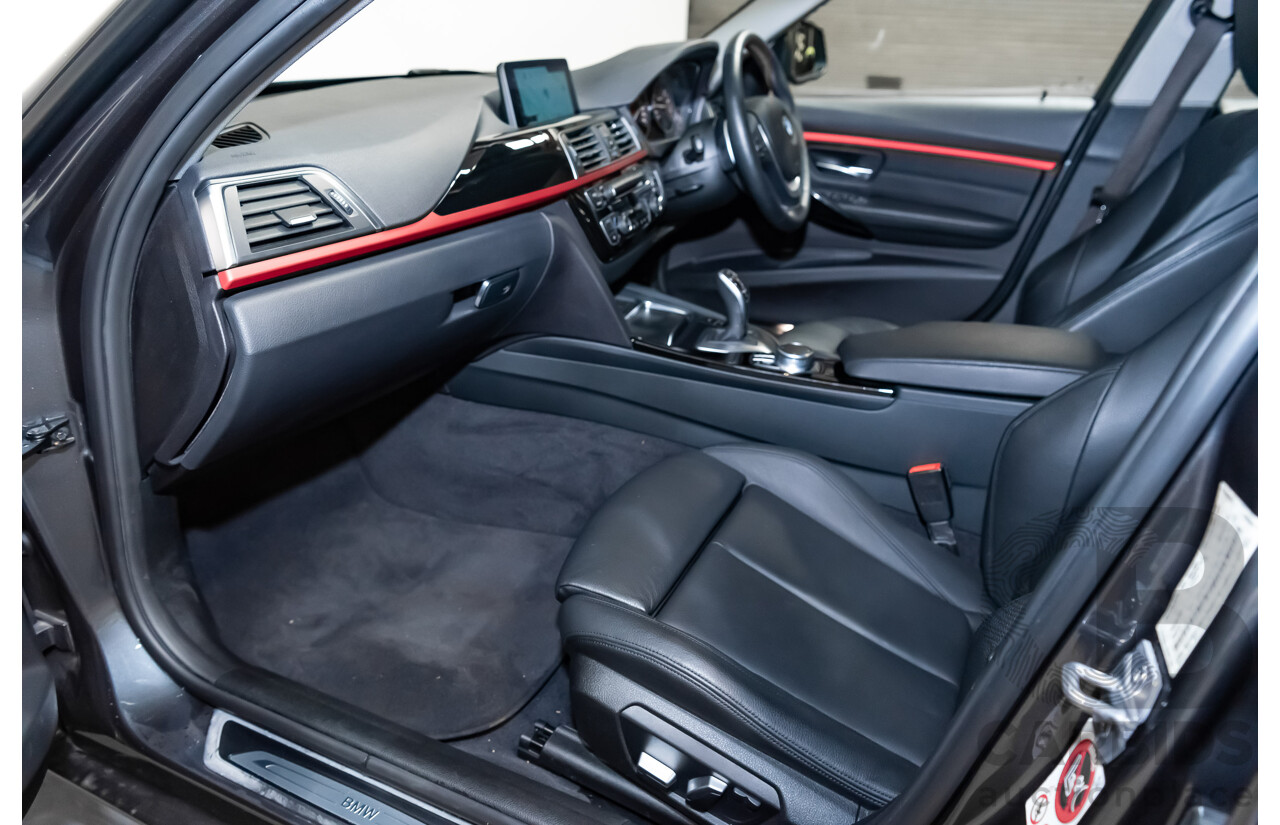 6/2017 BMW 330i Sport Line F30 LCI 4d Sedan Mineral Grey Metallic Turbo 2.0L