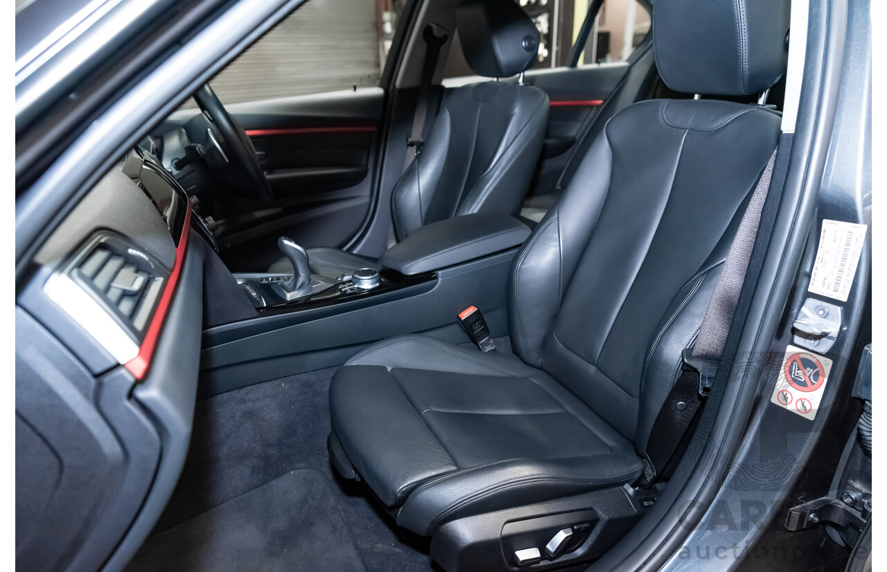 6/2017 BMW 330i Sport Line F30 LCI 4d Sedan Mineral Grey Metallic Turbo 2.0L