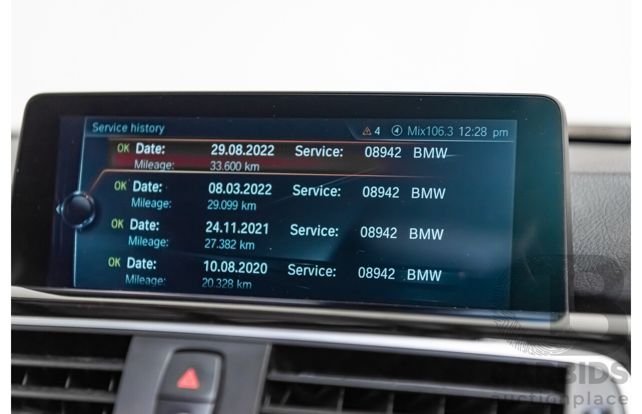 6/2017 BMW 330i Sport Line F30 LCI 4d Sedan Mineral Grey Metallic Turbo 2.0L