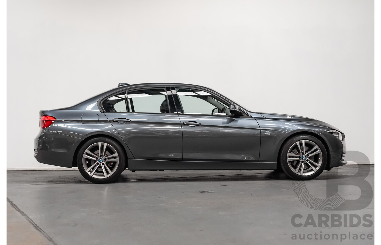 6/2017 BMW 330i Sport Line F30 LCI 4d Sedan Mineral Grey Metallic Turbo 2.0L
