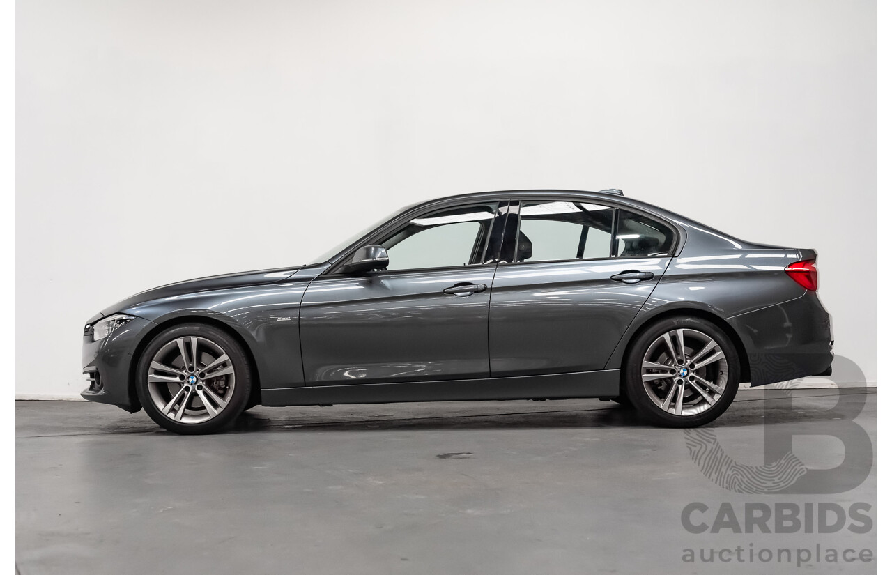6/2017 BMW 330i Sport Line F30 LCI 4d Sedan Mineral Grey Metallic Turbo 2.0L