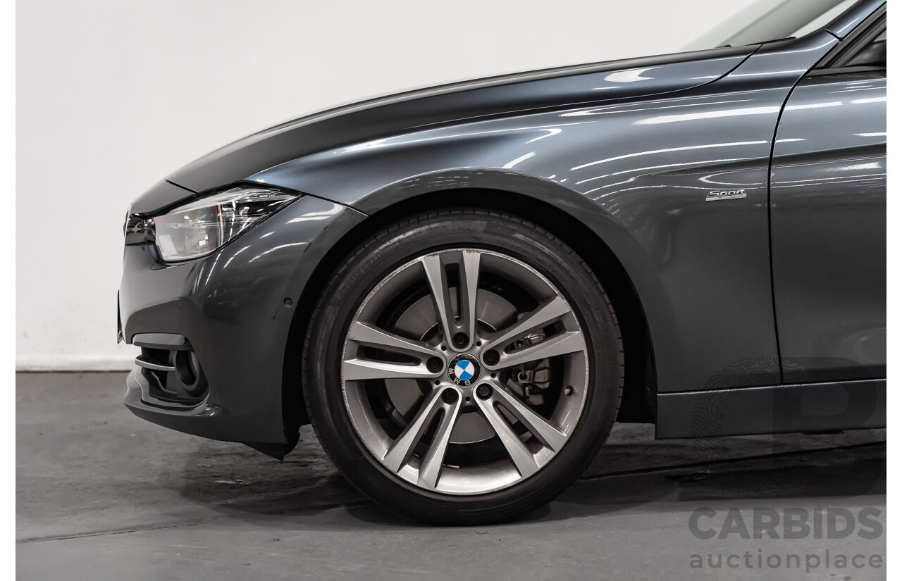 6/2017 BMW 330i Sport Line F30 LCI 4d Sedan Mineral Grey Metallic Turbo 2.0L