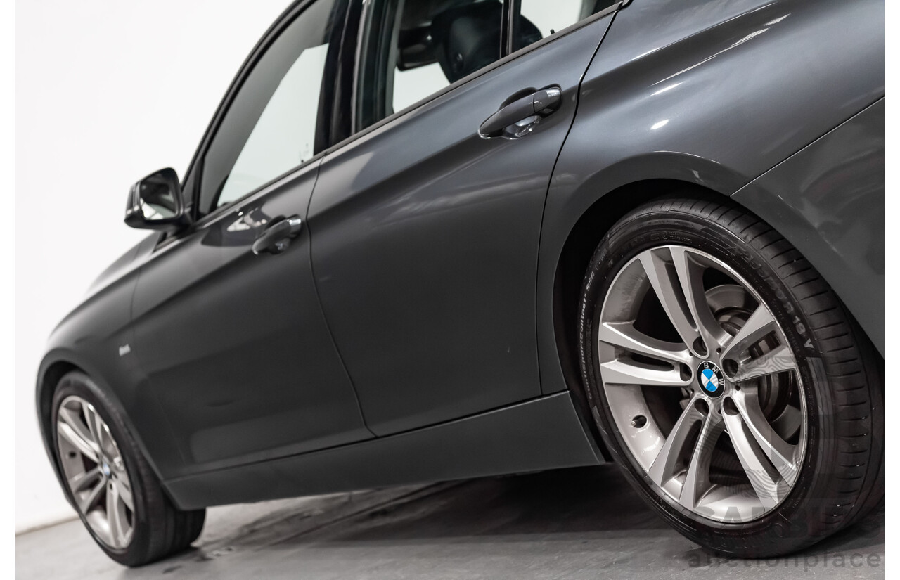 6/2017 BMW 330i Sport Line F30 LCI 4d Sedan Mineral Grey Metallic Turbo 2.0L