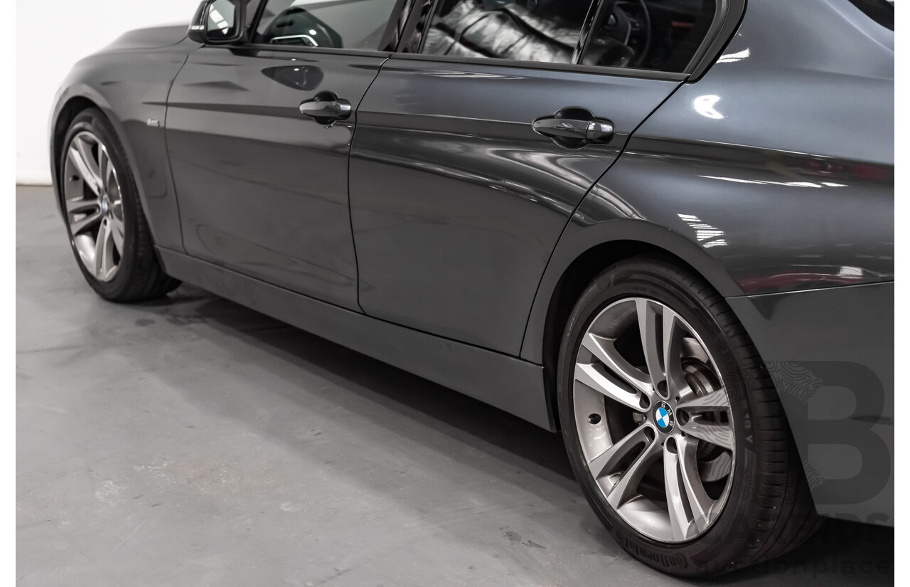 6/2017 BMW 330i Sport Line F30 LCI 4d Sedan Mineral Grey Metallic Turbo 2.0L