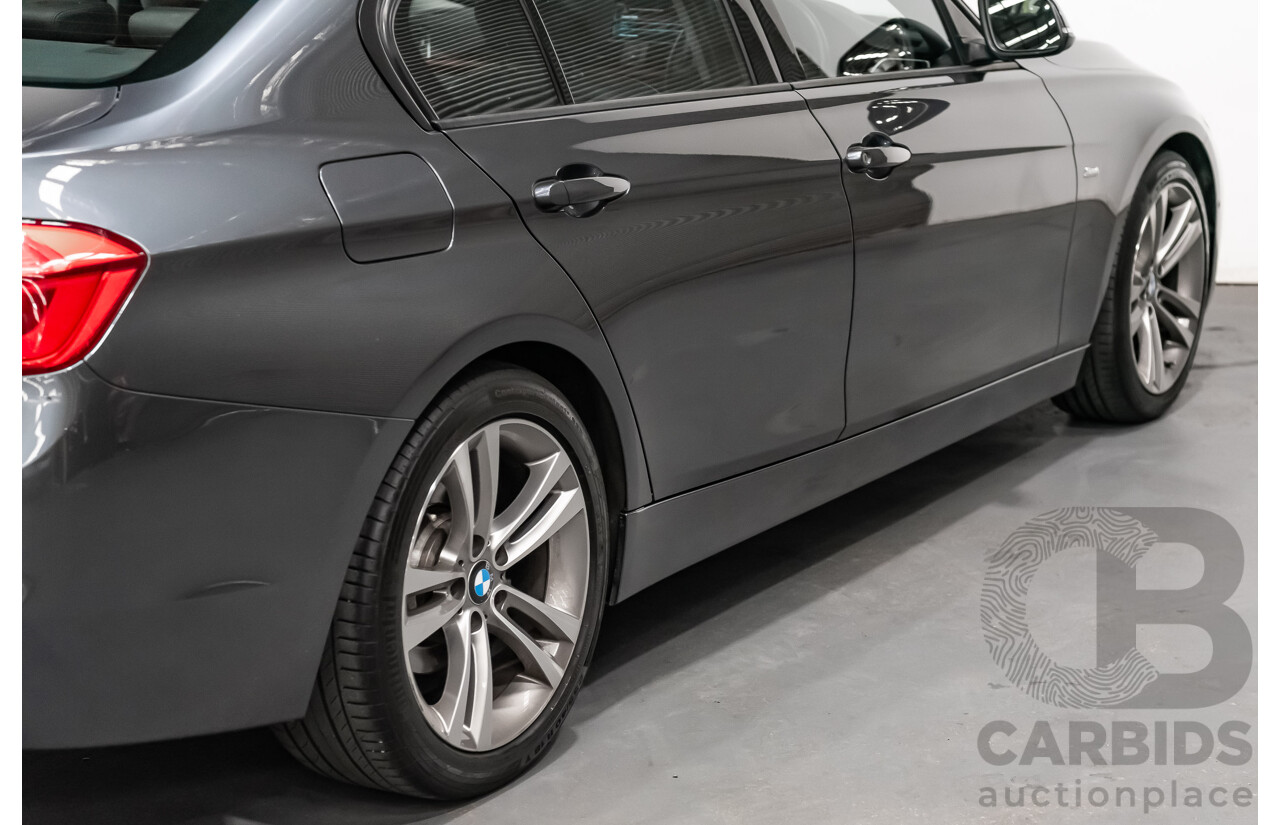 6/2017 BMW 330i Sport Line F30 LCI 4d Sedan Mineral Grey Metallic Turbo 2.0L