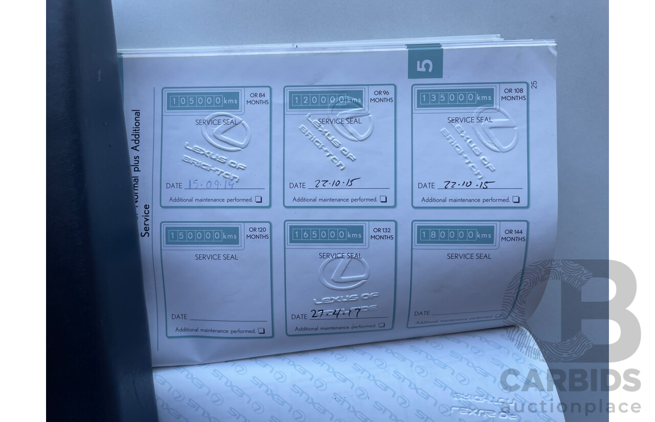 6/2007 Lexus Is250 X GSE20R 4d Sedan Red 2.5L