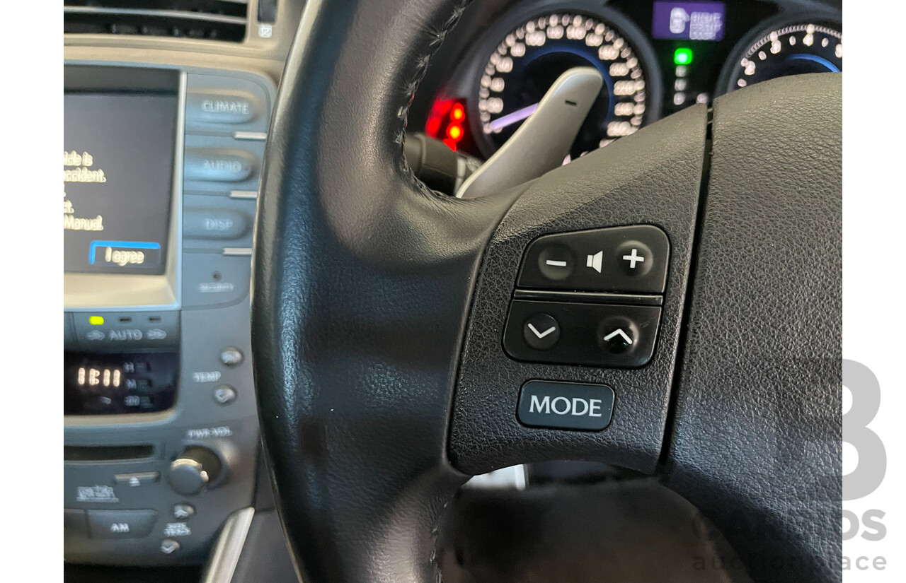 6/2007 Lexus Is250 X GSE20R 4d Sedan Red 2.5L