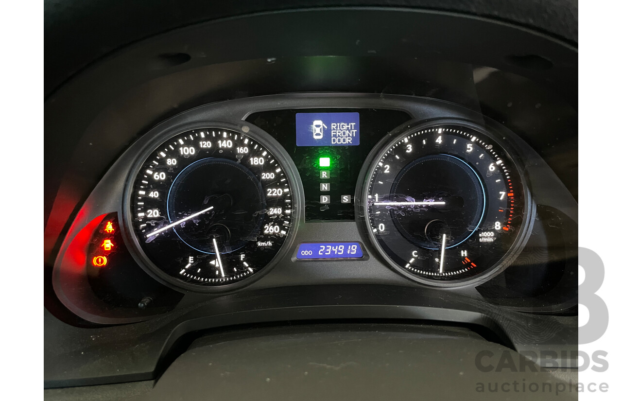 6/2007 Lexus Is250 X GSE20R 4d Sedan Red 2.5L