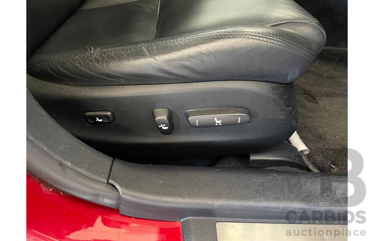 6/2007 Lexus Is250 X GSE20R 4d Sedan Red 2.5L