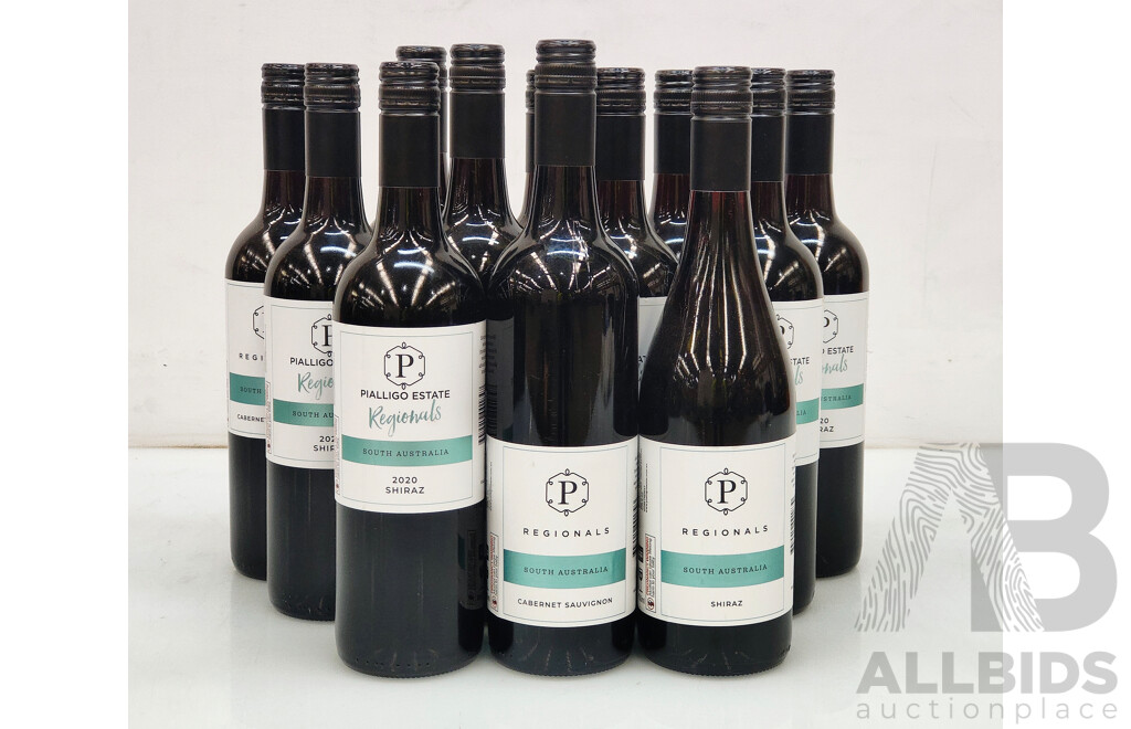Pialligo Estate Canberra Shiraz & Cabernet Sauvignon 750ml - Lot of 12