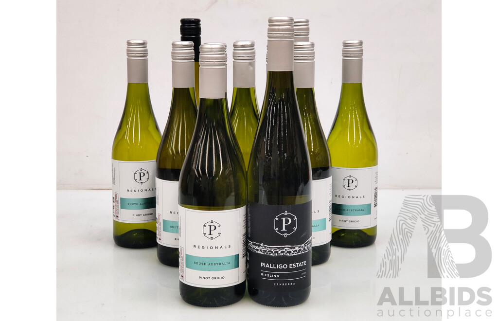 Pialligo Estate Canberra Pinot Grigio & Riesling 750ml - Lot of 12