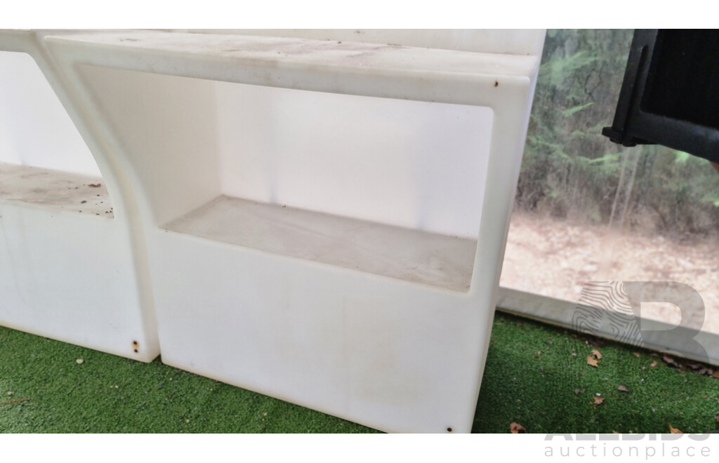 Pair of Plastic Bar Counter