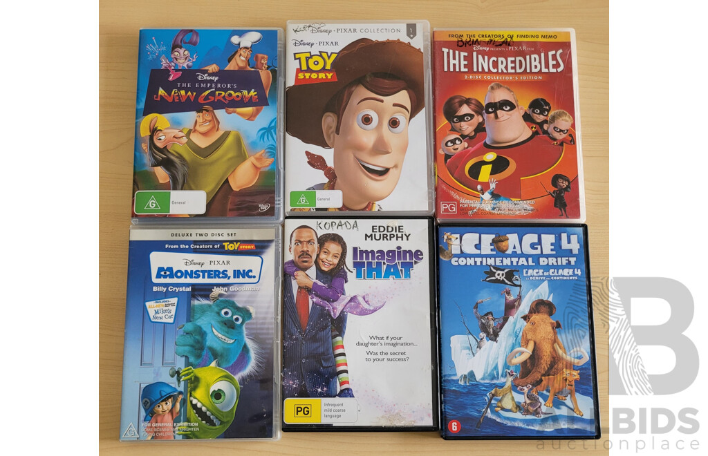 Hisense Wall Mounted Television with LG DVD Players and DVDs