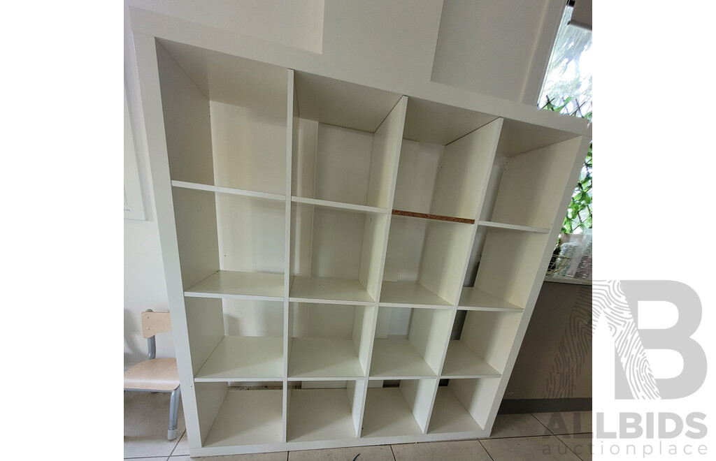Sixteen Cube Shelving Unit