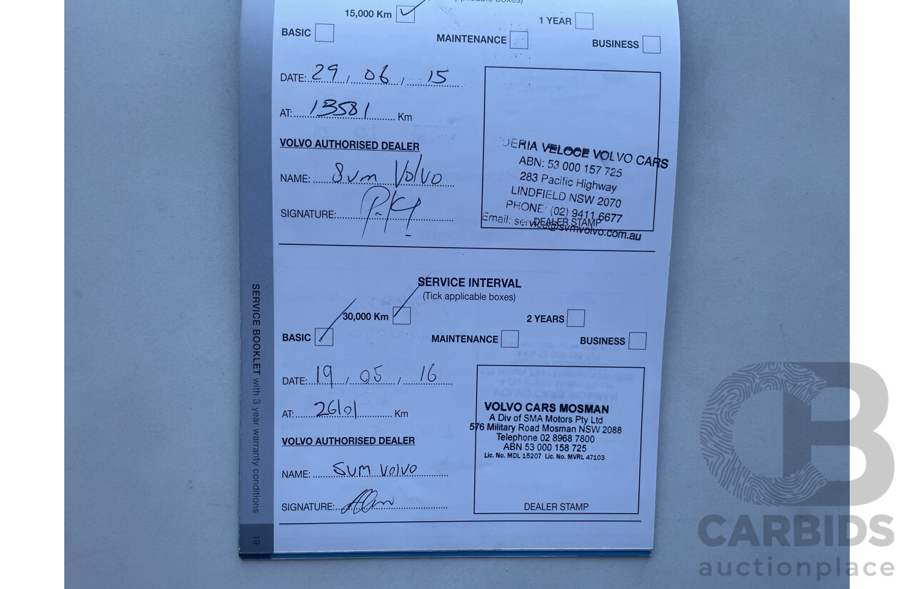 06/14 Volvo Xc90 3.2 EXECUTIVE AWD MY14 4D Wagon Black 3.2L