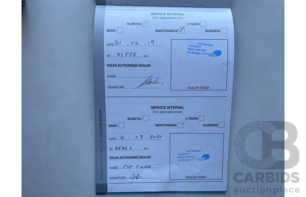 06/14 Volvo Xc90 3.2 EXECUTIVE AWD MY14 4D Wagon Black 3.2L