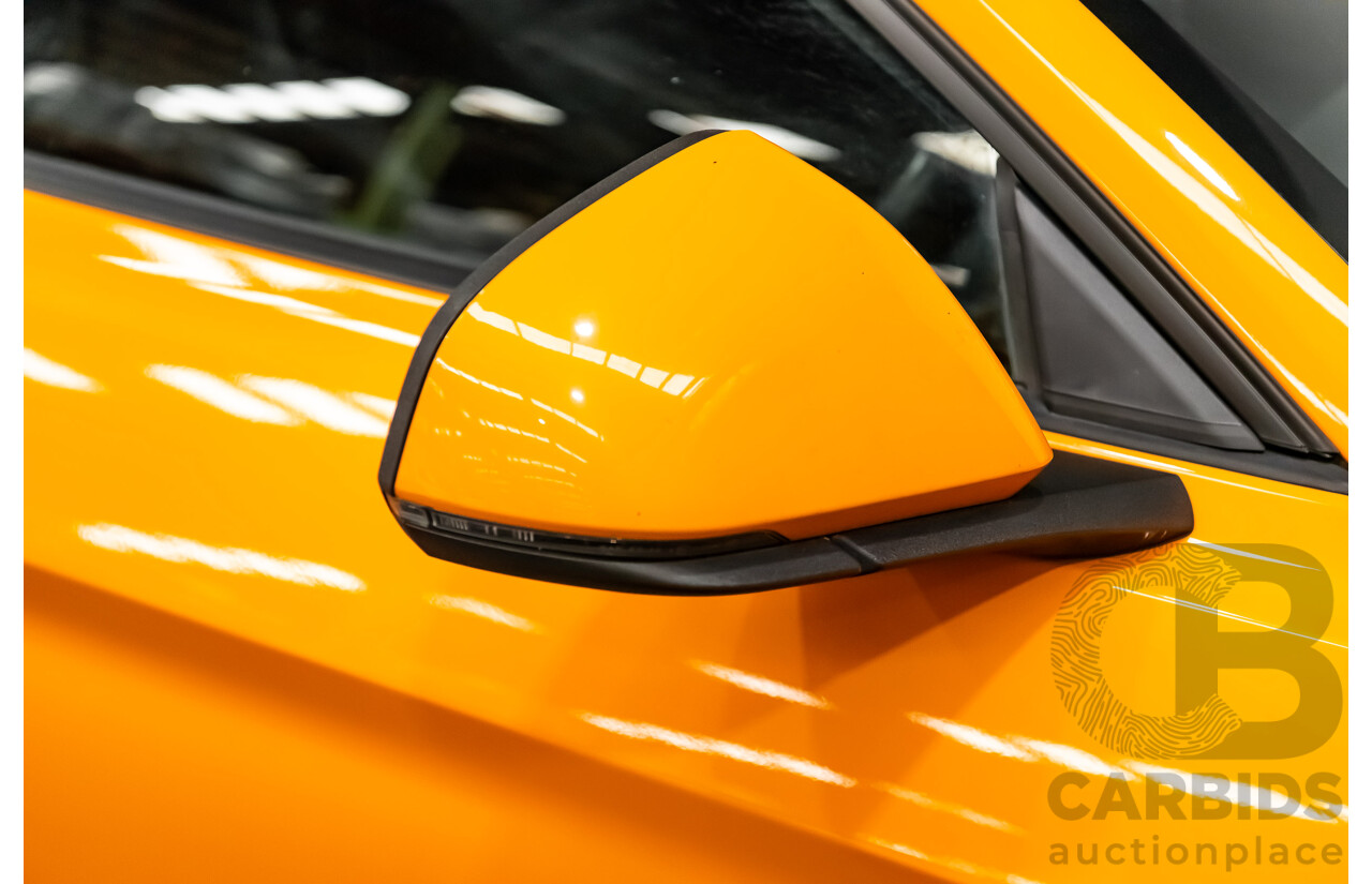 08/2018 Ford Mustang GT Fastback FN MY18 2d Coupe Orange Fury V8 5.0L