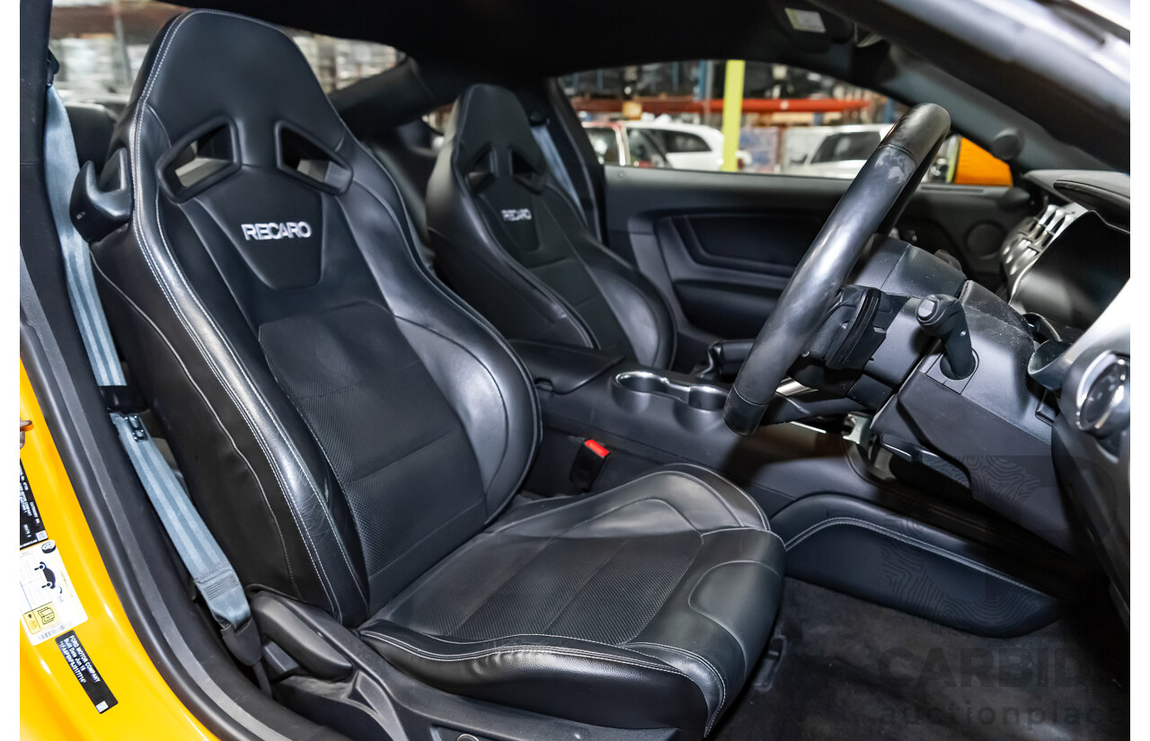 08/2018 Ford Mustang GT Fastback FN MY18 2d Coupe Orange Fury V8 5.0L
