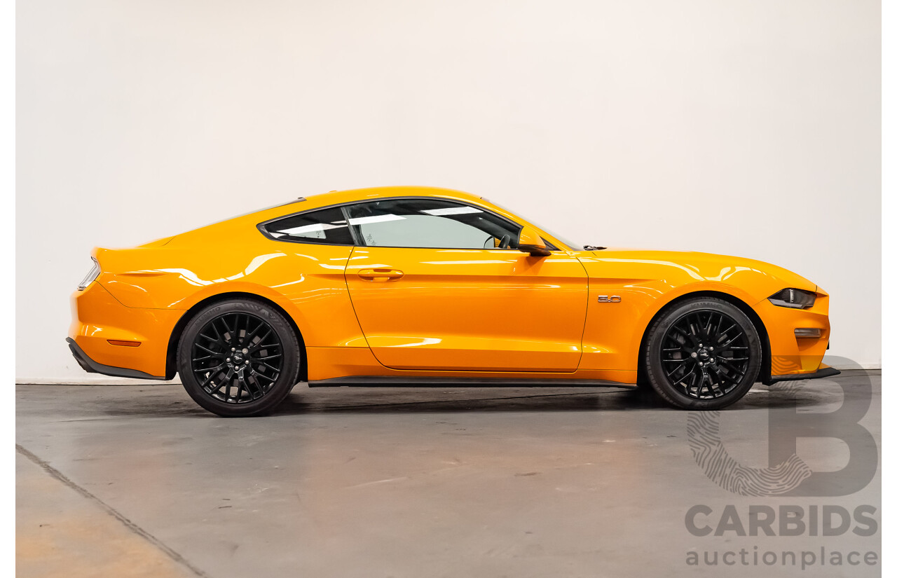 08/2018 Ford Mustang GT Fastback FN MY18 2d Coupe Orange Fury V8 5.0L
