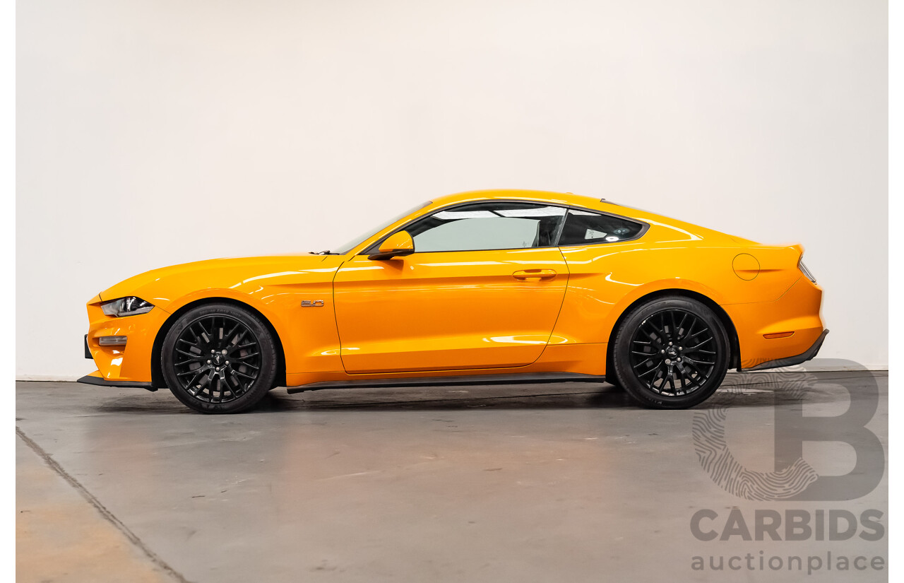 08/2018 Ford Mustang GT Fastback FN MY18 2d Coupe Orange Fury V8 5.0L