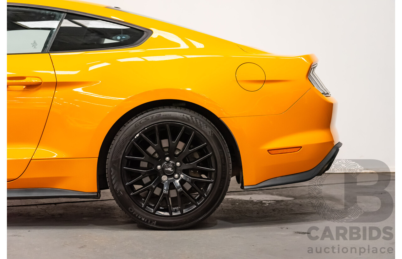 08/2018 Ford Mustang GT Fastback FN MY18 2d Coupe Orange Fury V8 5.0L