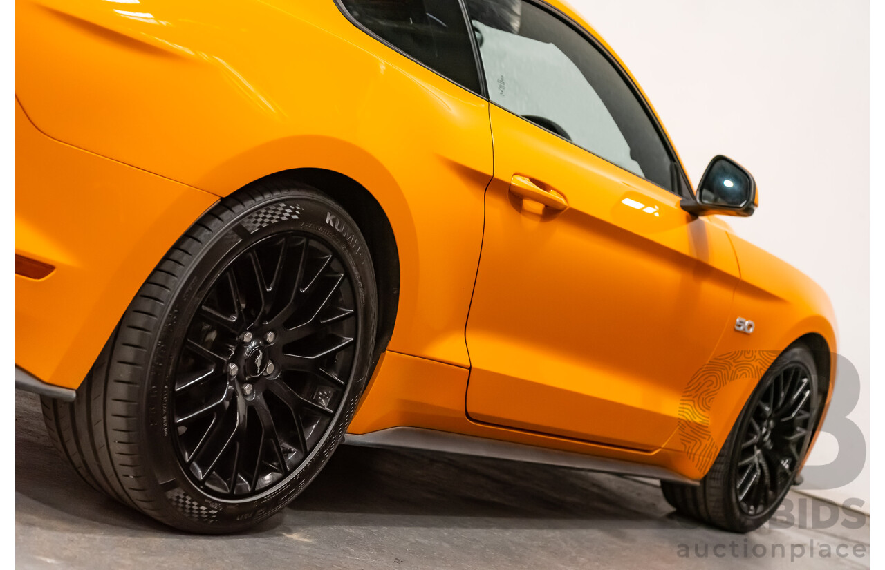 08/2018 Ford Mustang GT Fastback FN MY18 2d Coupe Orange Fury V8 5.0L