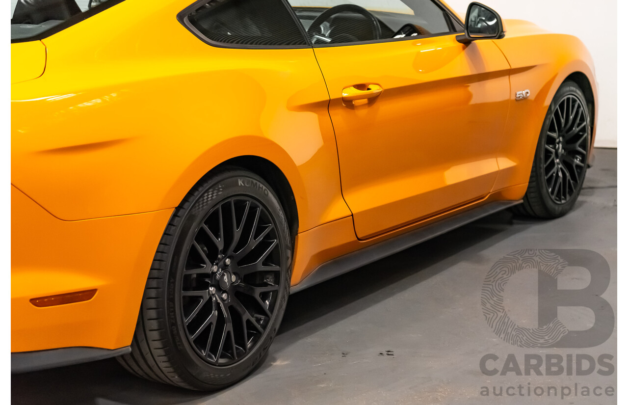 08/2018 Ford Mustang GT Fastback FN MY18 2d Coupe Orange Fury V8 5.0L