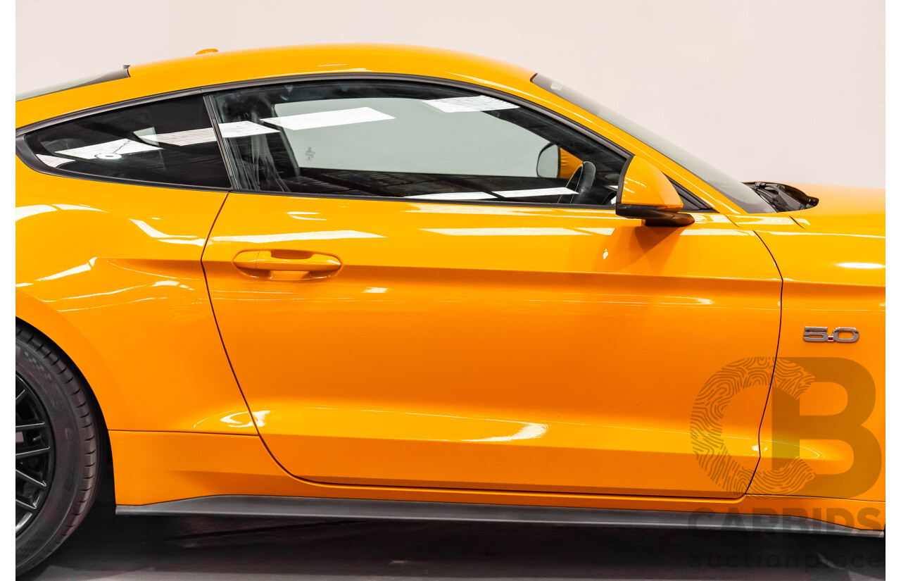 08/2018 Ford Mustang GT Fastback FN MY18 2d Coupe Orange Fury V8 5.0L