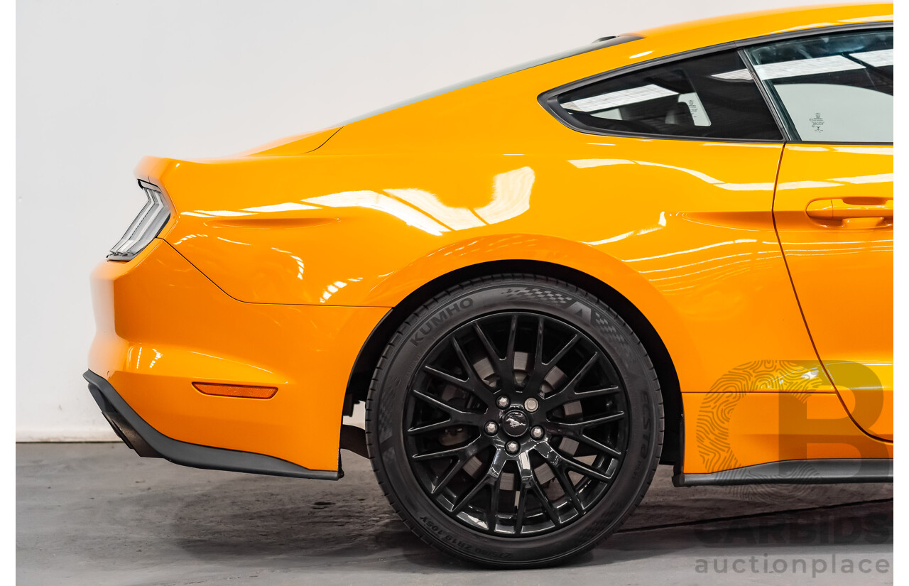 08/2018 Ford Mustang GT Fastback FN MY18 2d Coupe Orange Fury V8 5.0L