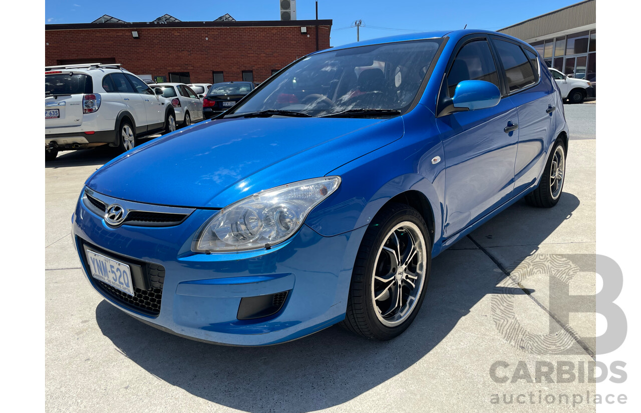 01/10 Hyundai I30 SX FWD FD MY10 5D Hatchback Blue 2.0L