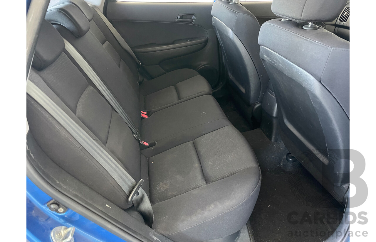01/10 Hyundai I30 SX FWD FD MY10 5D Hatchback Blue 2.0L