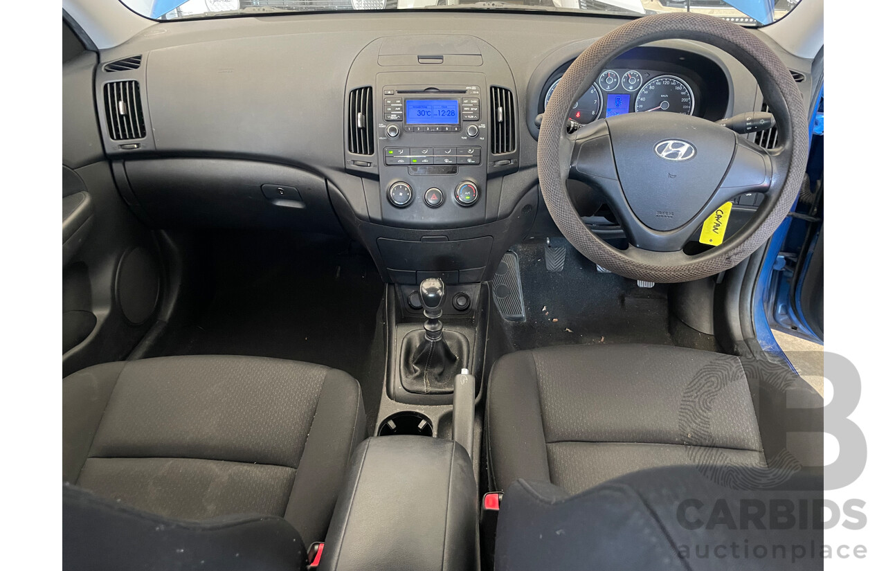 01/10 Hyundai I30 SX FWD FD MY10 5D Hatchback Blue 2.0L