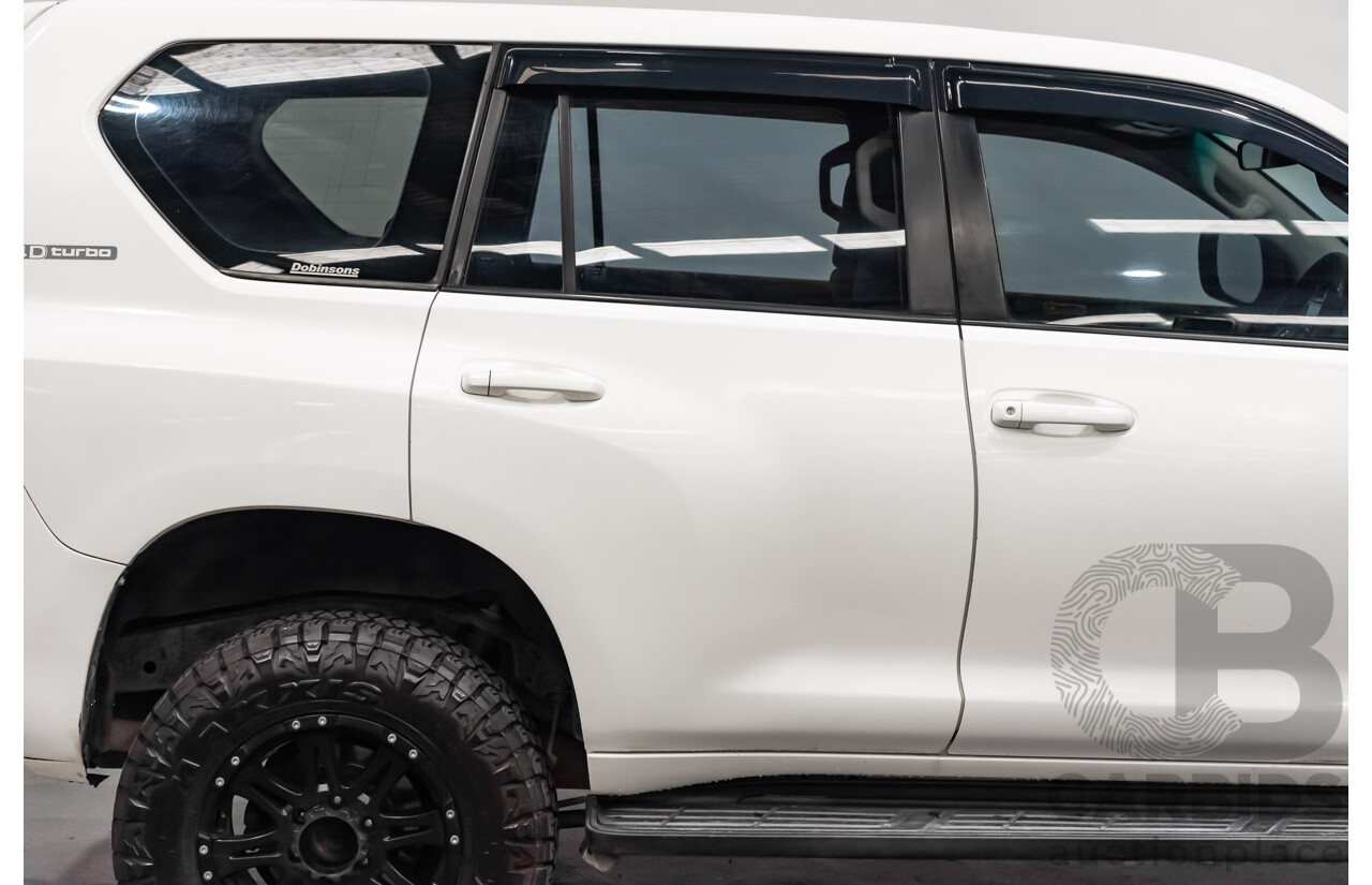 8/2010 Toyota Landcruiser Prado GX (4x4) KDJ150R 4d Wagon White Turbo Diesel 3.0L