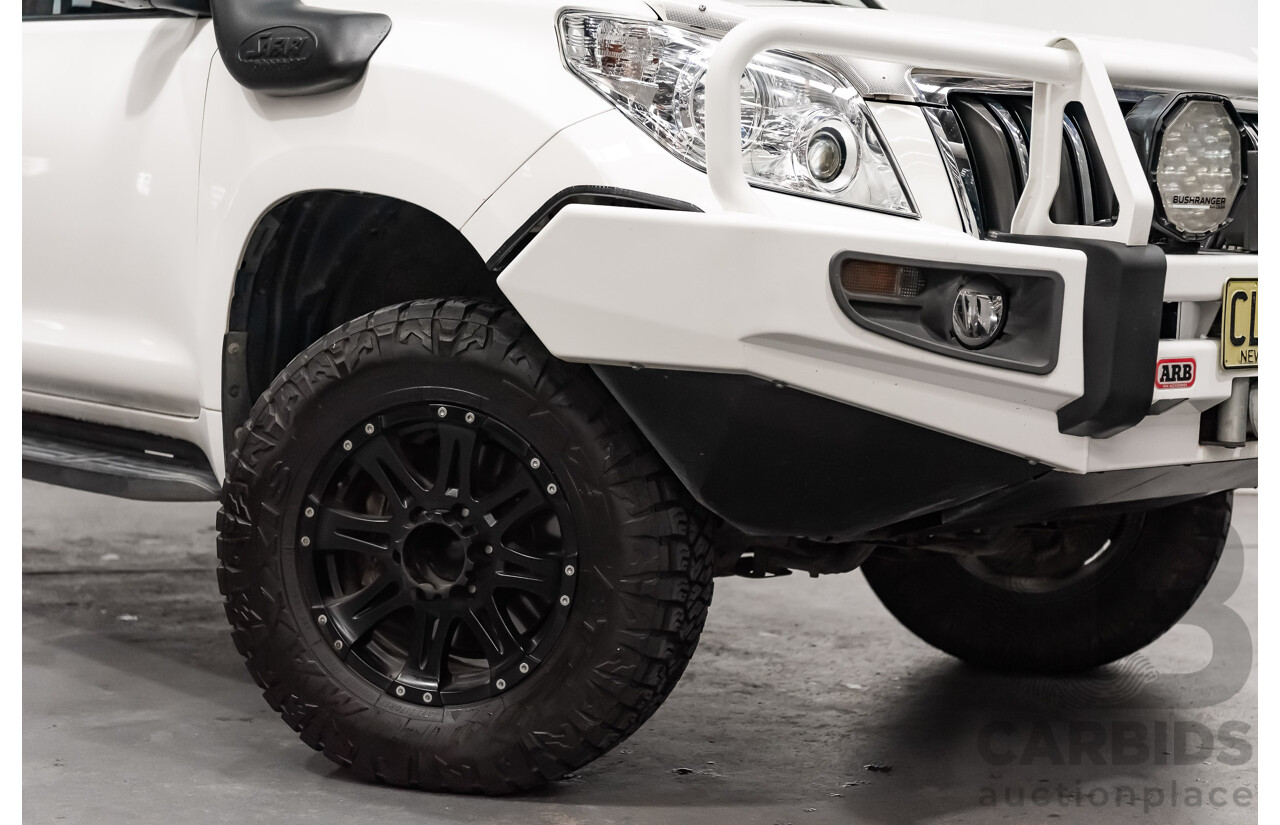8/2010 Toyota Landcruiser Prado GX (4x4) KDJ150R 4d Wagon White Turbo Diesel 3.0L