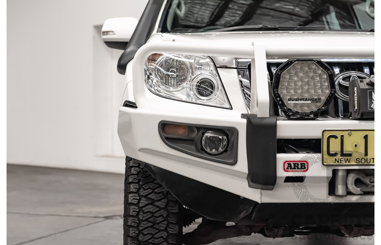 8/2010 Toyota Landcruiser Prado GX (4x4) KDJ150R 4d Wagon White Turbo Diesel 3.0L