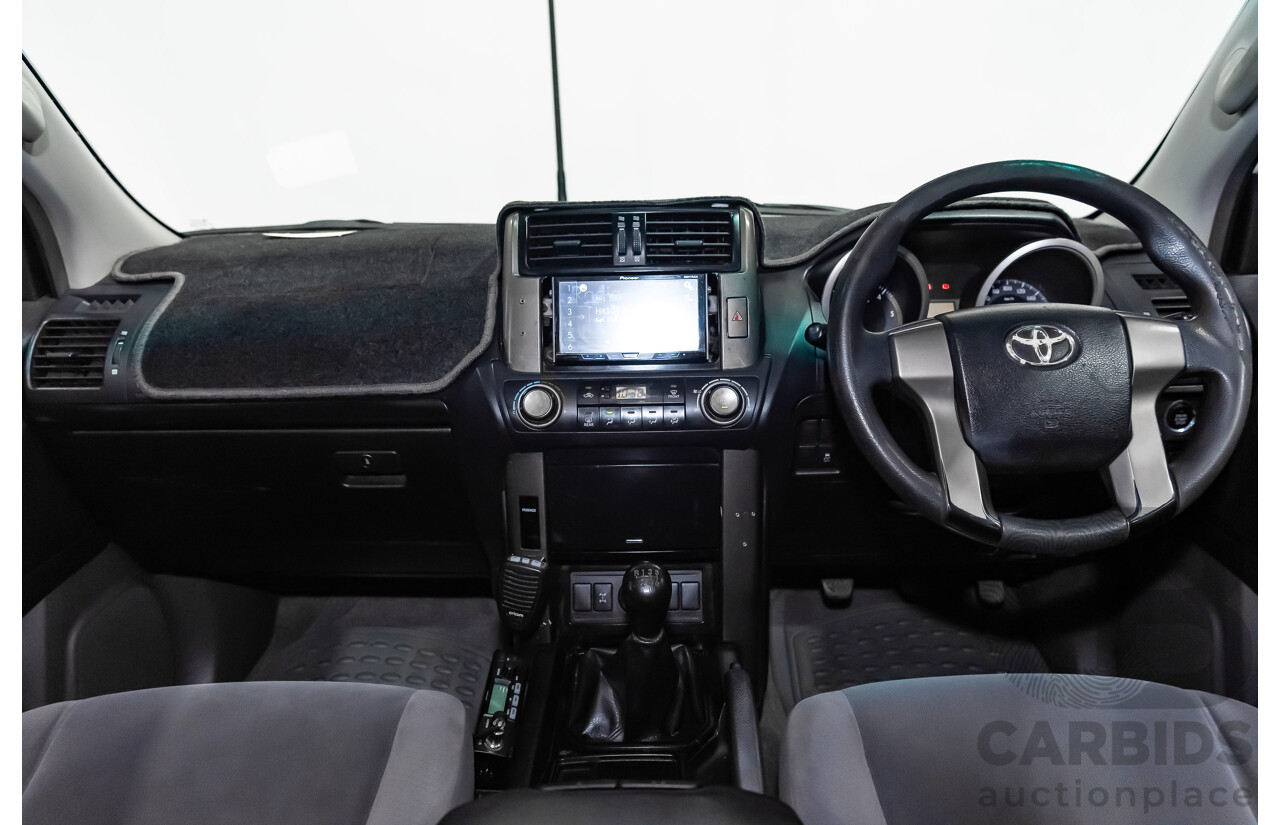 8/2010 Toyota Landcruiser Prado GX (4x4) KDJ150R 4d Wagon White Turbo Diesel 3.0L