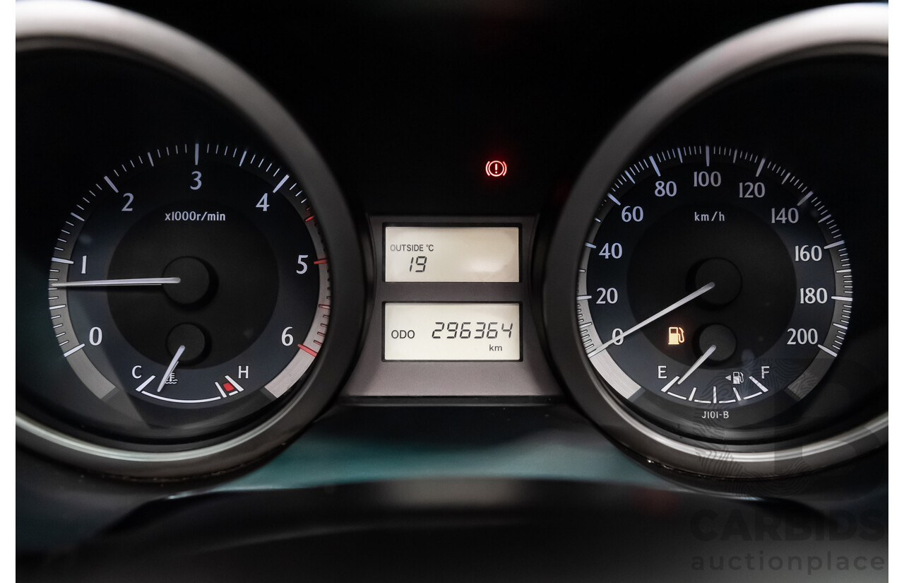 8/2010 Toyota Landcruiser Prado GX (4x4) KDJ150R 4d Wagon White Turbo Diesel 3.0L