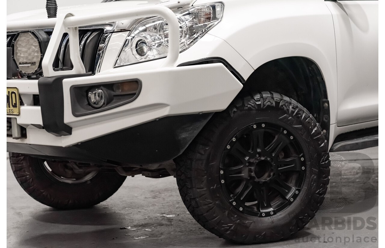 8/2010 Toyota Landcruiser Prado GX (4x4) KDJ150R 4d Wagon White Turbo Diesel 3.0L