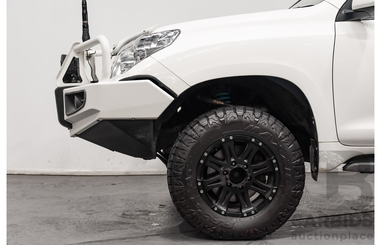 8/2010 Toyota Landcruiser Prado GX (4x4) KDJ150R 4d Wagon White Turbo Diesel 3.0L