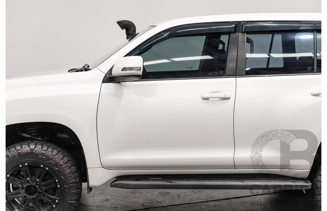 8/2010 Toyota Landcruiser Prado GX (4x4) KDJ150R 4d Wagon White Turbo Diesel 3.0L