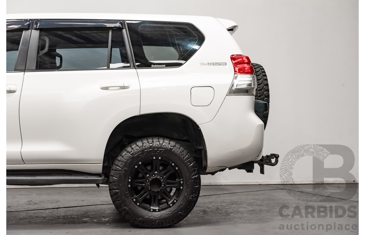 8/2010 Toyota Landcruiser Prado GX (4x4) KDJ150R 4d Wagon White Turbo Diesel 3.0L