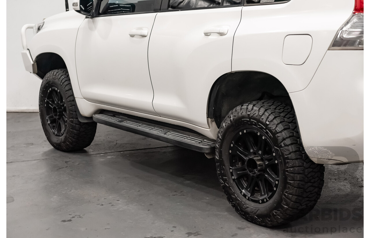 8/2010 Toyota Landcruiser Prado GX (4x4) KDJ150R 4d Wagon White Turbo Diesel 3.0L