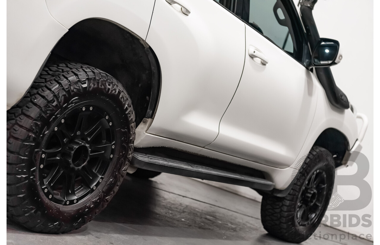 8/2010 Toyota Landcruiser Prado GX (4x4) KDJ150R 4d Wagon White Turbo Diesel 3.0L